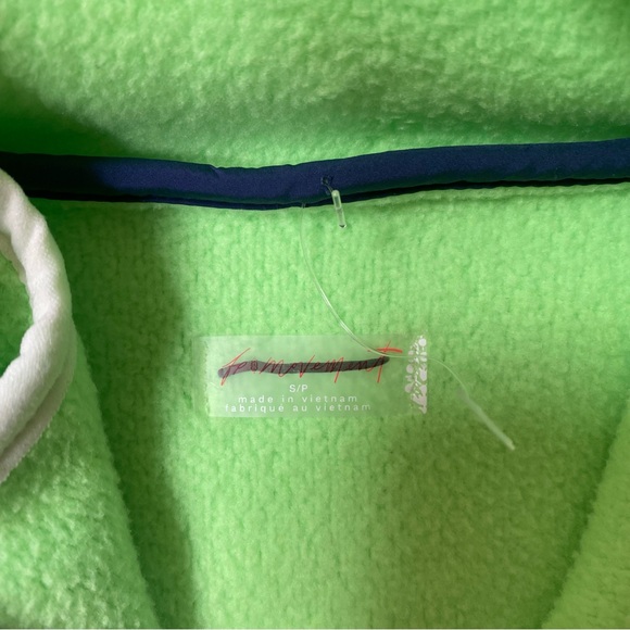 FP Movement by Free People Lime Green Fleece Vest - Picture 2 of 2